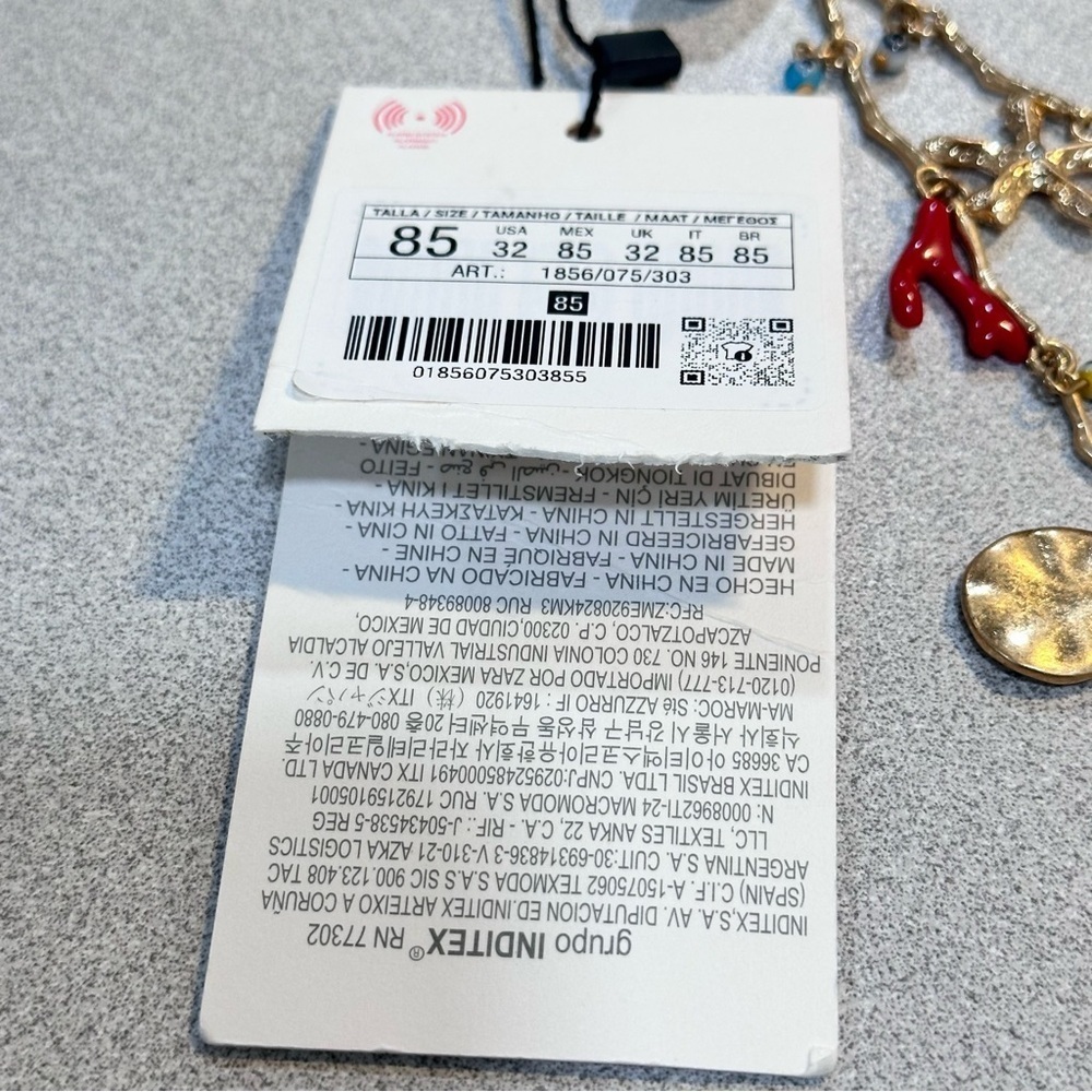NEW Zara Double Sea Charms Belt - Picture 5 of 7